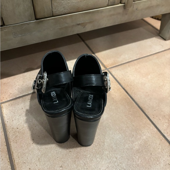 Big platforms with belt buckle straps from lamoda - Picture 3 of 4